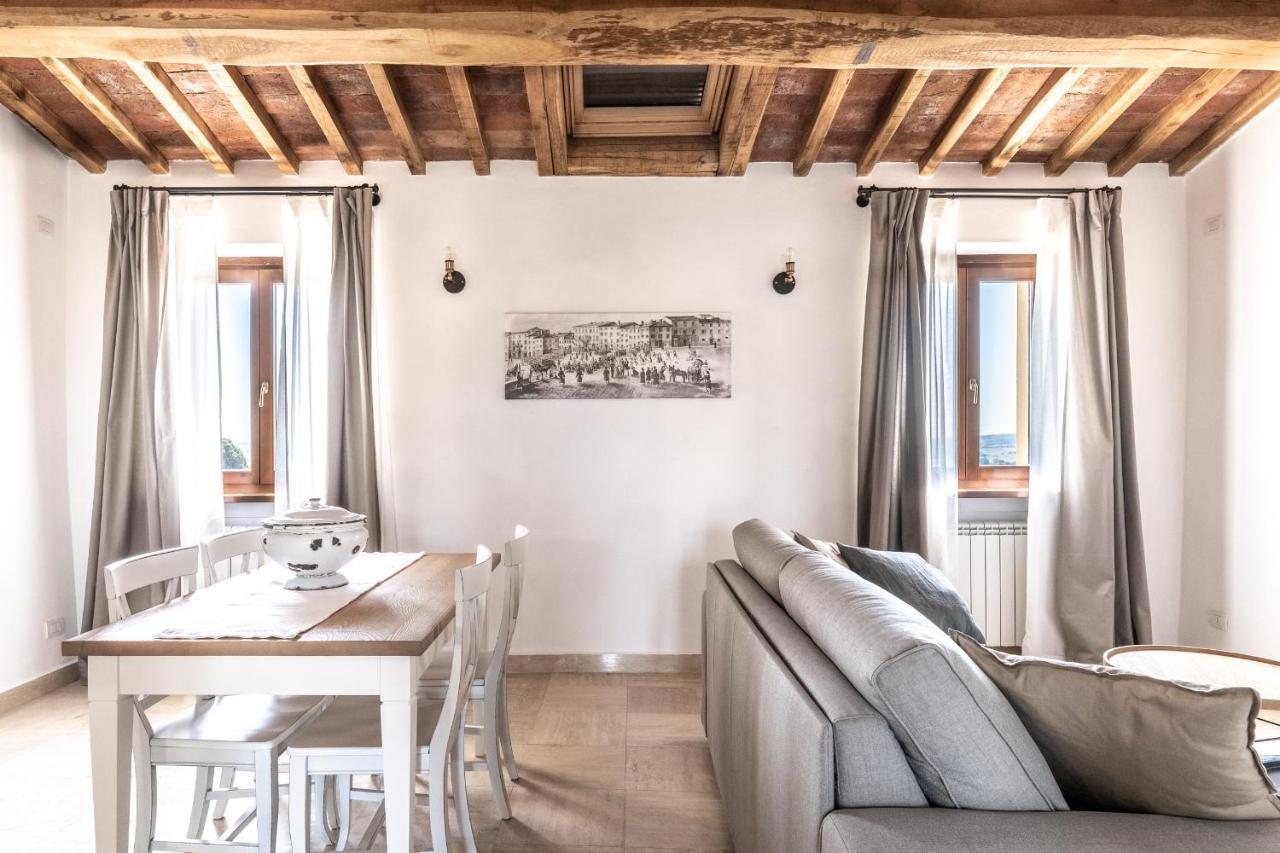 La Piazza - Appartamento Con Vista Sinalunga Eksteriør billede